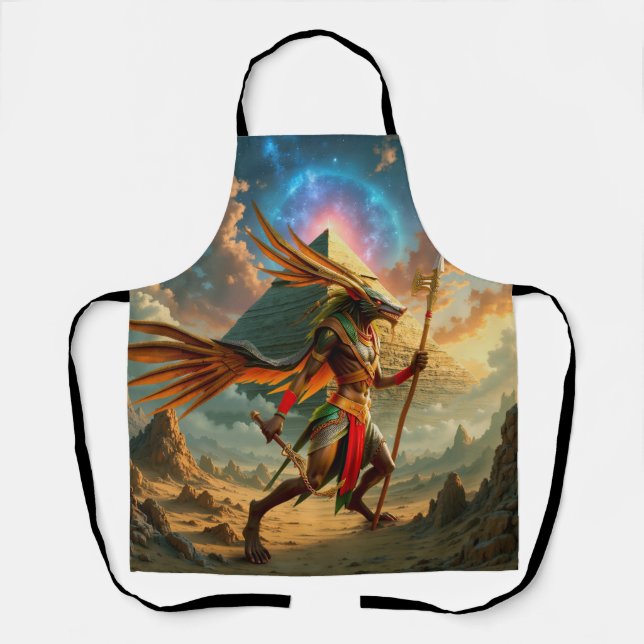 Guardian of the Celestial Gate – Anubis  Apron (Front)