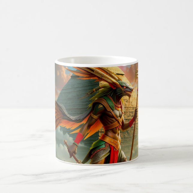 Guardian of the Celestial Gate – Anubis  Coffee Mug (Center)
