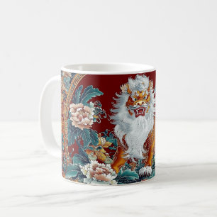 Guardian of the Crimson Bloom Coffee Mug