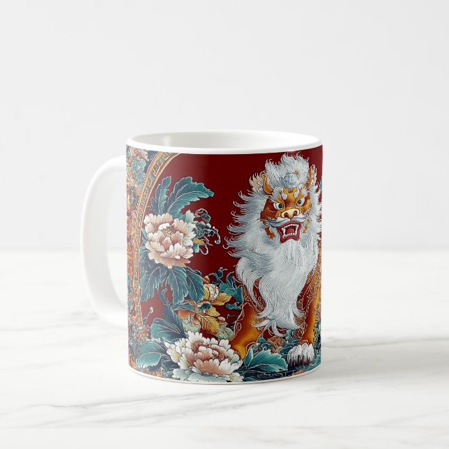 Guardian of the Crimson Bloom Coffee Mug (Front Left)