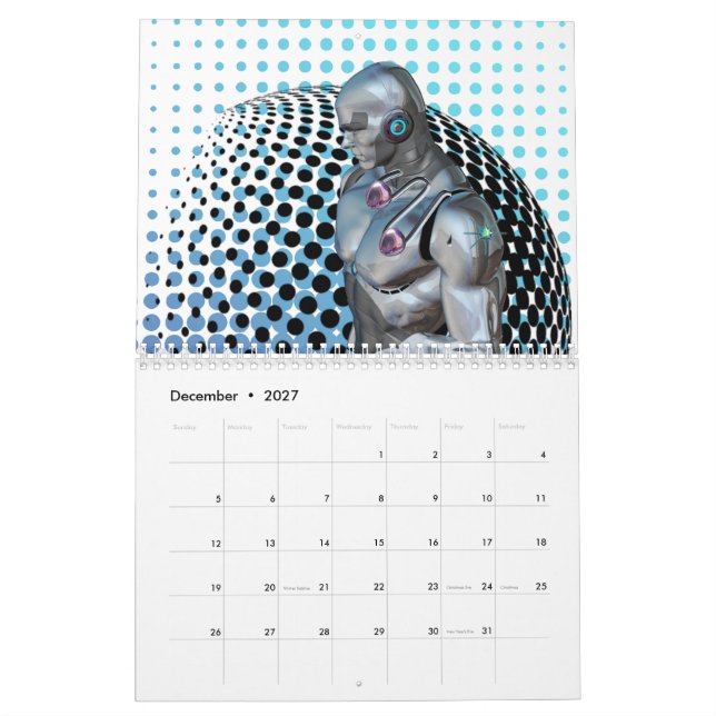 Guardian of the Digital Realm  Calendar (Dec 2027)