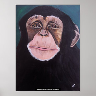 Guardian of the Forest Painting by Alfred Fox Poster