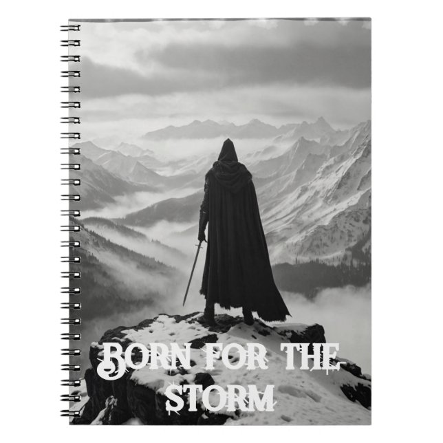 Guardian of the Frosted Peak - Epic Fantasy  Notebook (Front)