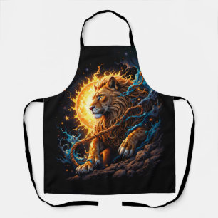 Guardian of the Solar Threshold – Lion of Balance Apron