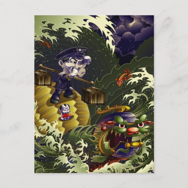 Guardian Of The South - Turtle Postcard (Front)