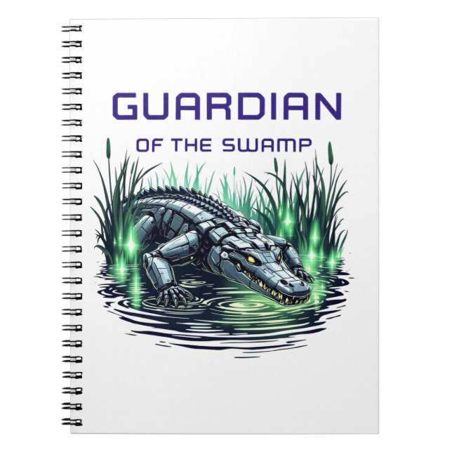 Guardian of the Swamp - Spiral Notebook (Front)