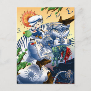 Guardian Of The West - Tiger Postcard