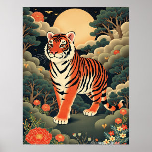 Guardian Tiger in the Joseon Forest Poster