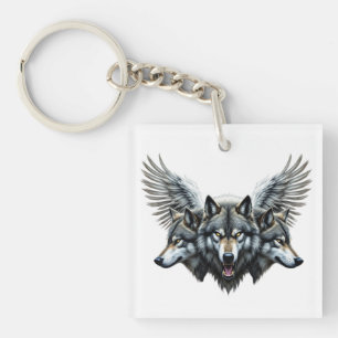 Guardian Wolves Key Ring