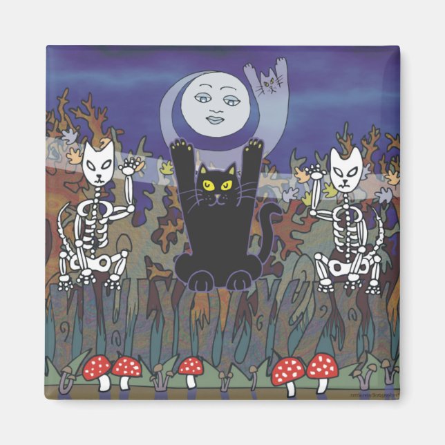 Guardians of a Haunted Forest Magnet (Front)