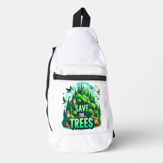 Guardians of the Forest Sling Bag (Front)
