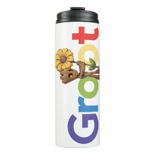 Guardians of the Galaxy   Groot Name Flower Thermal Tumbler