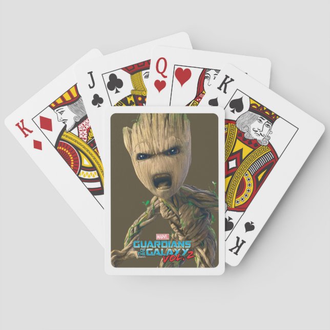 Guardians of the Galaxy Vol. 2 | Groot Yell Playing Cards (Back)