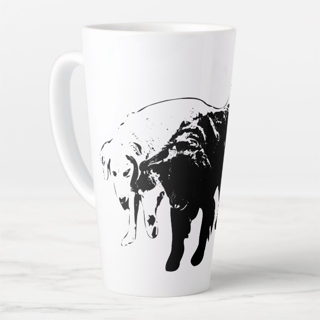 Guardians of the October Path Latte Mug (Left Angle)