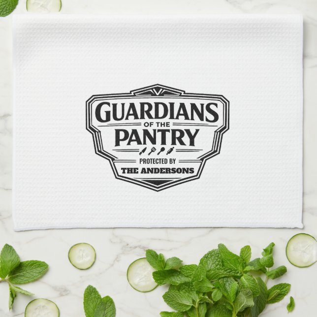 Guardians of the Pantry Kitchen Towels (Folded)
