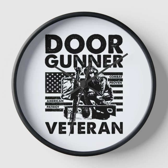 Guardians of Vietnam: The Brave Door Gunners Clock (Front)