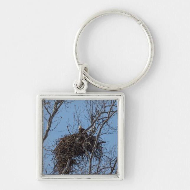 Guarding Eagle Key Ring (Front)