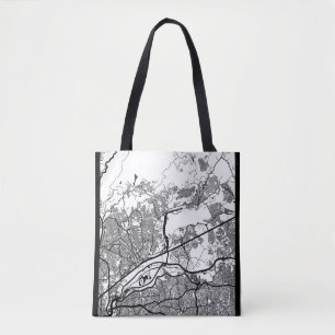 Guarulhos Brazil Map Tote Bag