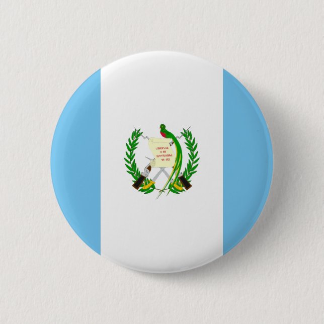 Guatemala 6 Cm Round Badge (Front)