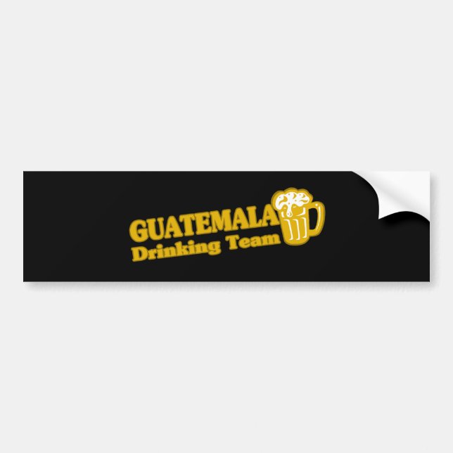 GUATEMALA BUMPER STICKER (Front)