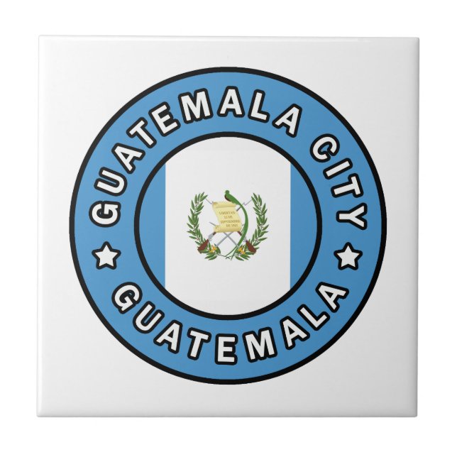 Guatemala City Guatemala Ceramic Tile (Front)