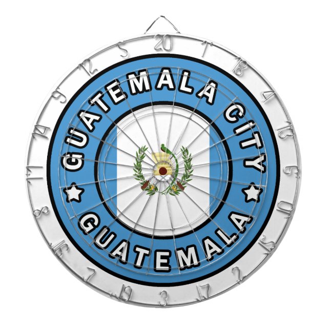 Guatemala City Guatemala Dartboard (Front)