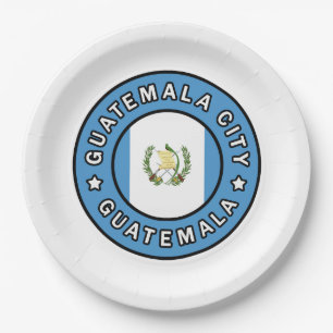 Guatemala City Guatemala Paper Plate