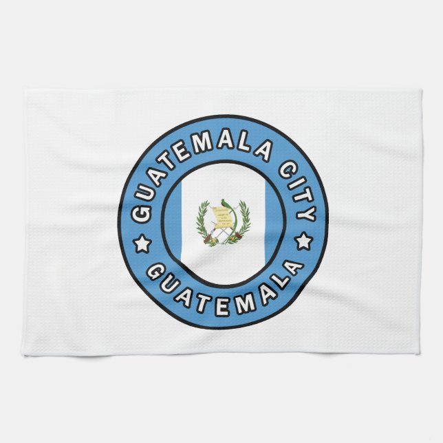 Guatemala City Guatemala Tea Towel (Horizontal)