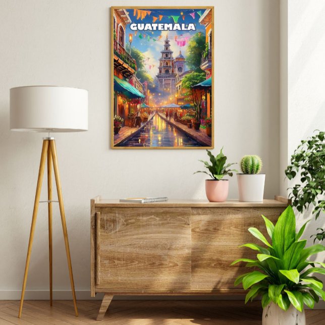 Guatemala Ciudad, between volcanoes and living mem Poster (Creator Uploaded)