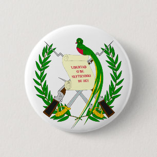 Guatemala Coat of Arms Button
