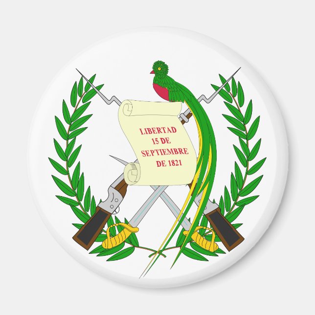 Guatemala Coat of Arms Magnet (Front)