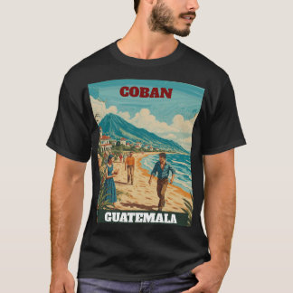 GUATEMALA COBAN Retro Puzzle Poster T-Shirt
