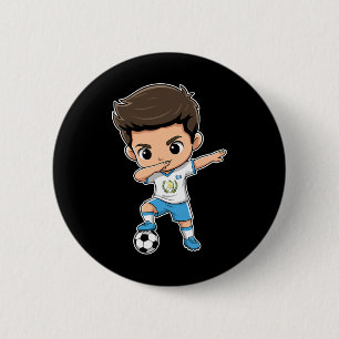 Guatemala Dab Kid Guatemalan Flag For Boys Kids 6 Cm Round Badge