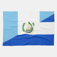guatemala el salvador half flag country symbol