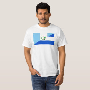 guatemala el salvador half flag symbol T-Shirt