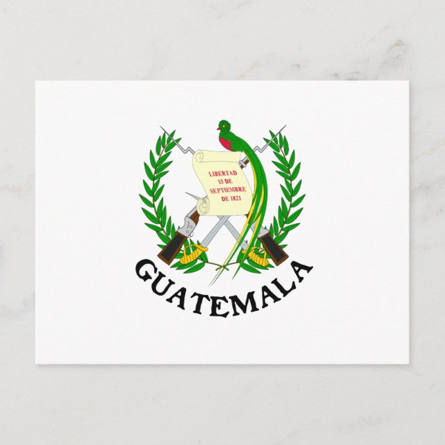 GUATEMALA - emblem/flag/coat of arms/symbol Postcard (Front)