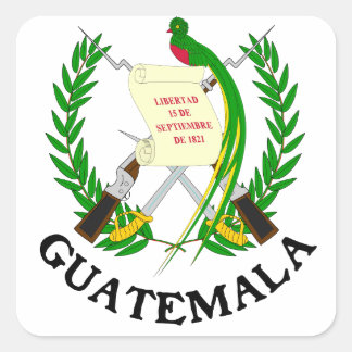 GUATEMALA - emblem/flag/coat of arms/symbol Square Sticker