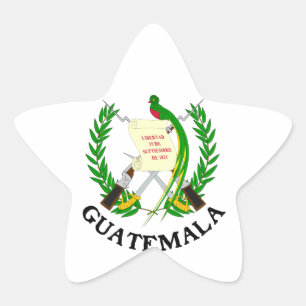 GUATEMALA - emblem/flag/coat of arms/symbol Star Sticker