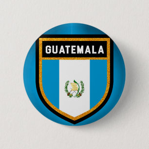 Guatemala Flag 6 Cm Round Badge
