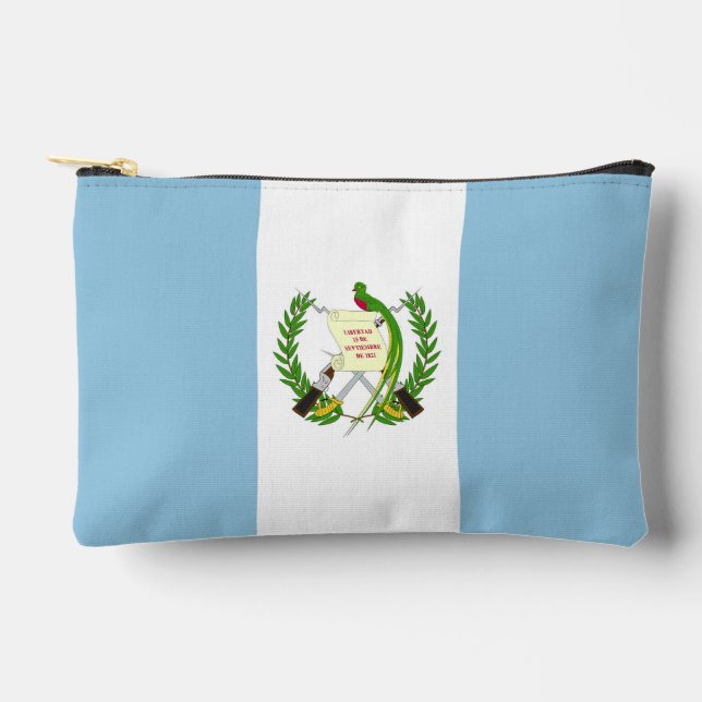 Guatemala flag accessory pouch (Front)