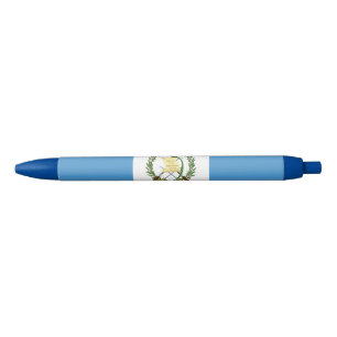 Guatemala Flag Black Ink Pen