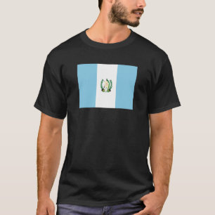 Guatemala Flag Chapin Quetzal Antigua Tikal Peten T-Shirt