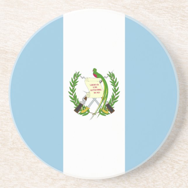 Guatemala flag coaster (Front)