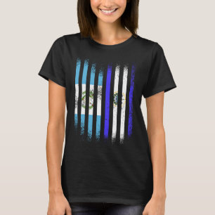 Guatemala Flag El Salvador Grown Country Flags Str T-Shirt
