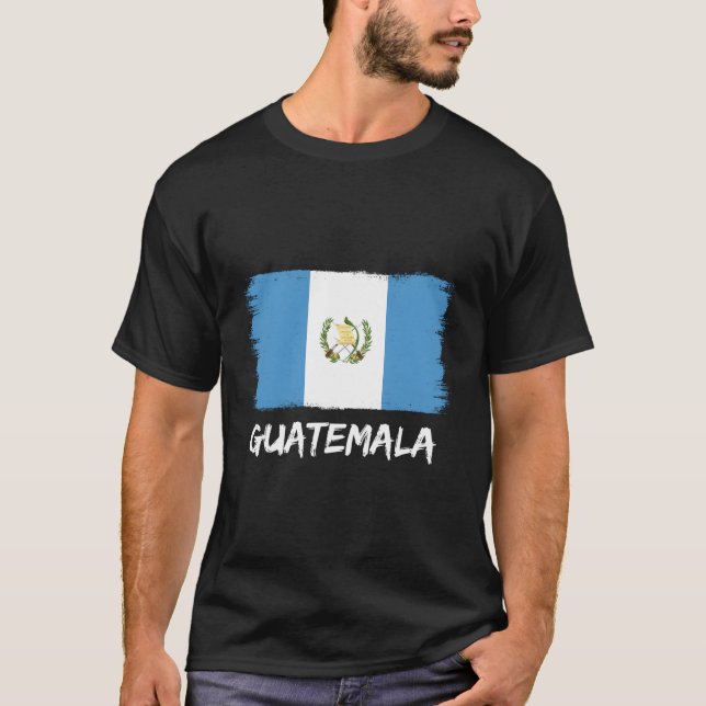 Guatemala Flag Guatemalan T-Shirt (Front)
