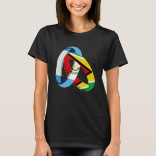 Guatemala Flag Guyana Grown Ring Marriage Wedding T-Shirt