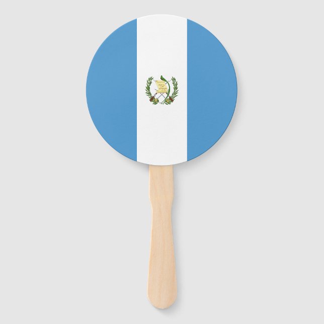 Guatemala Flag Hand Fan (Front)