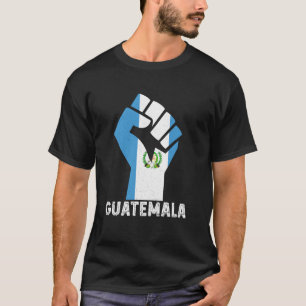 Guatemala Flag Handfist Guatemalan Pride Guatemala T-Shirt