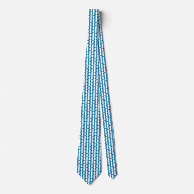 Guatemala Flag Honeycomb Tie (Front)