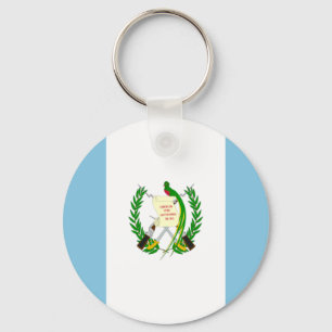 Guatemala Flag Key Ring